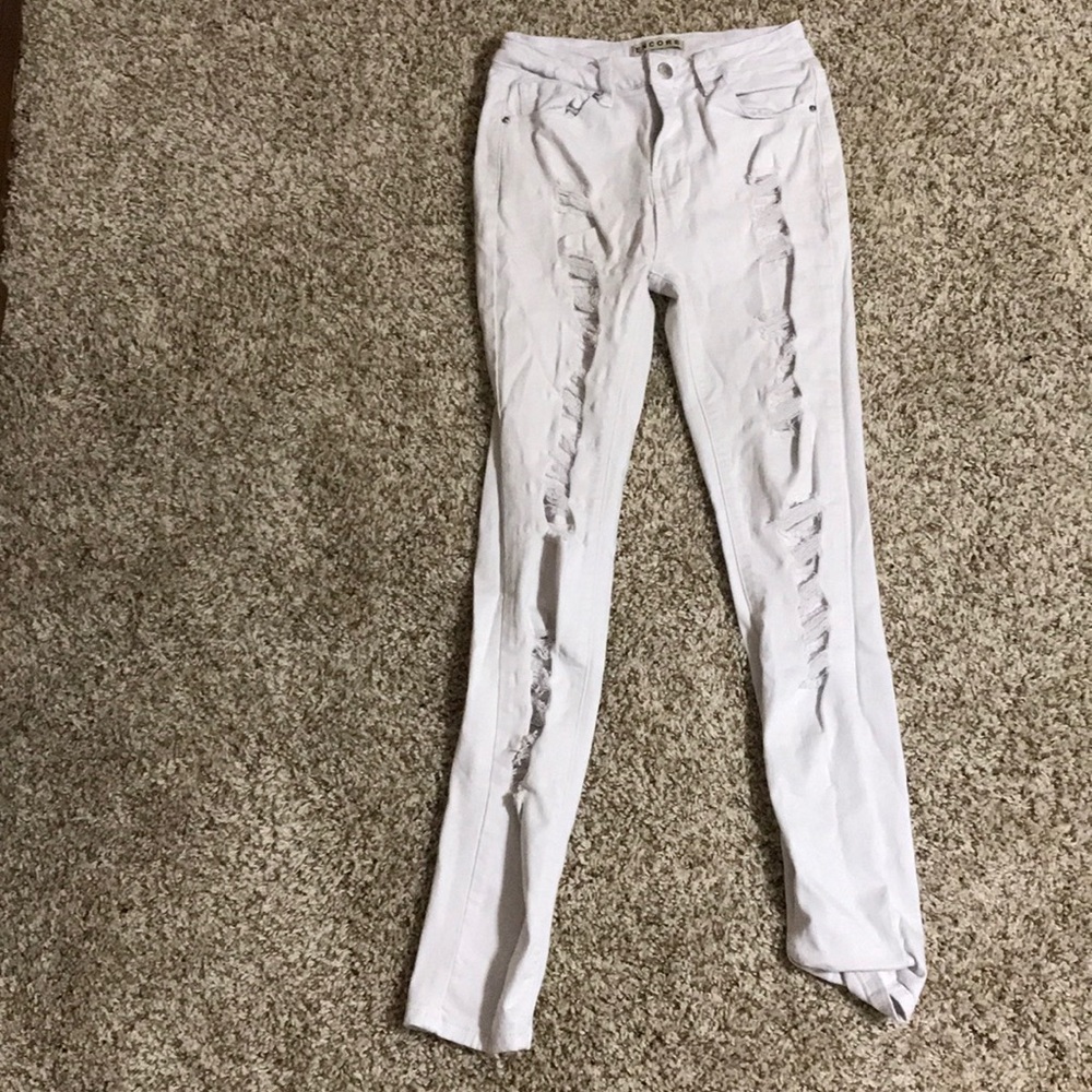 White jeans
